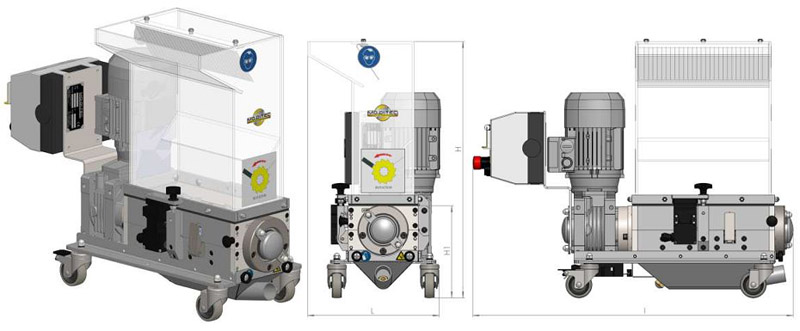 Moditec mini 4 drobilni mlin