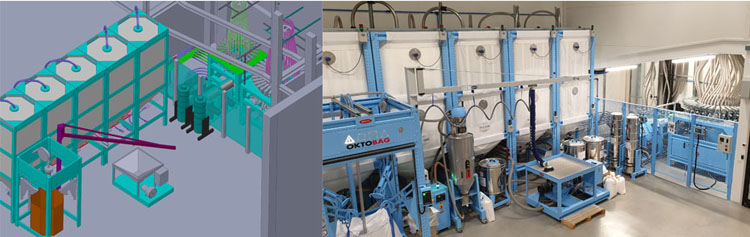 Moretto centralni sistem za transport plastike