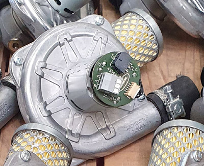 Moretto turbina vgrajena v sušilnikih